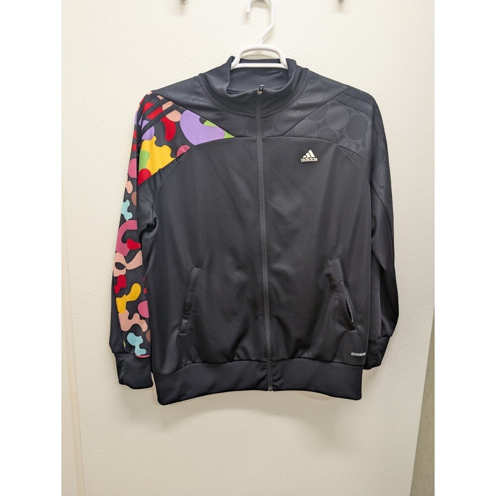 Adidas X Rich Mnisi Sz 1x Artwork Collab Multicolor Track Jacket Plus Zip Coat